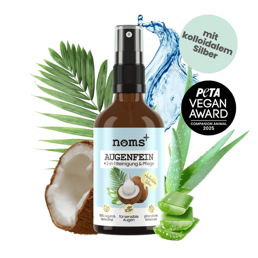 2-in-1 Augenfein Reinigung & Pflege für Hunde & Katzen mit kolloidalem Silber (50ml)