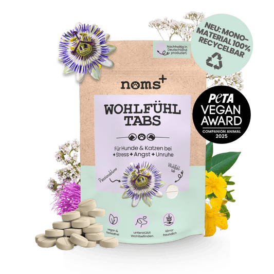 Wohlfühltabs für Hunde bei Stress, Angst, Unruhe und Hyperaktivität (130g)
