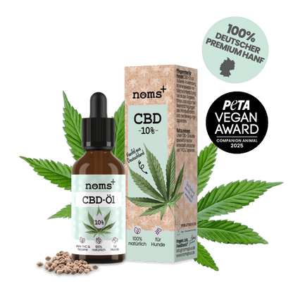 10% CBD Tropfen für Hunde