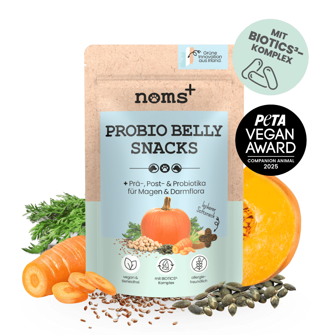Probio Belly Snacks für Hunde mit BIOTICS³-Komplex: Präbiotika, Probiotika & Postbiotika