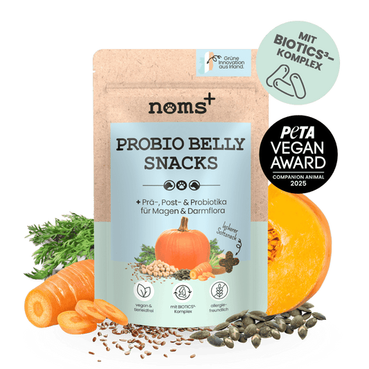 Probio Belly Snacks für Hunde mit BIOTICS³-Komplex: Präbiotika, Probiotika & Postbiotika