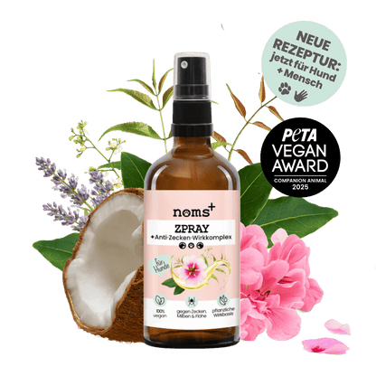 Zpray für Hunde und Menschen gegen Zecken, Flöhe, Milben & Mücken [Jahresvorrat] (100ml)